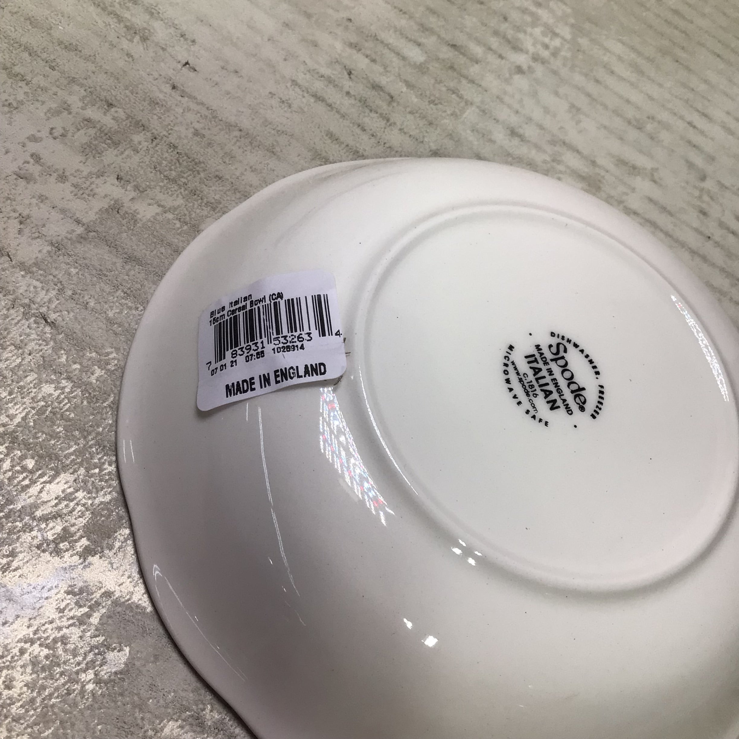 Spode Blue Italian Cereal Bowl-Set of 4 (7673301500142)